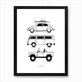 The Classic Collection Fineline Illustration  Art Print