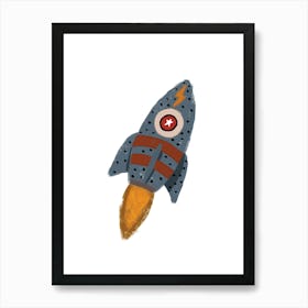 Rocket Art Print