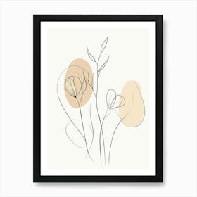 Abstract Floral Painting 6 Art Print