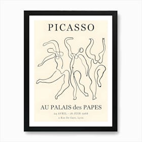 Picasso Au Palais Des Papas Art Print