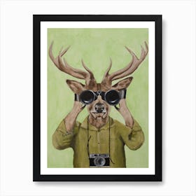 Deer Hunter Art Print