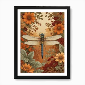 William Morris Dragonfly Autumn Exhibit (5) Poster