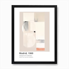 World Tour Exhibition, Abstract Art, Madrid, 1960 6 Poster