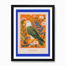 Spring Birds Poster Bald Eagle 1 Art Print