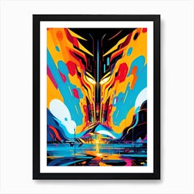 Futuristic Art Art Print