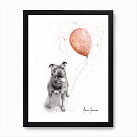 A Puppy Birthday Art Print