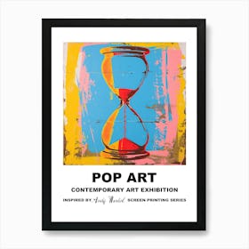 Poster Hourglass Pop Art 2 Art Print