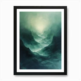 Poster Geo Nature Paint 17 Art Print