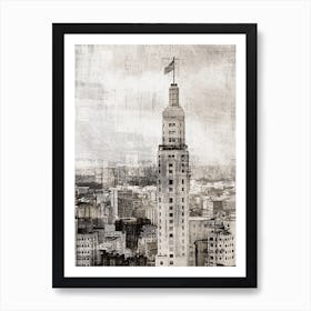 SP Skyline Canvas Print Art Print