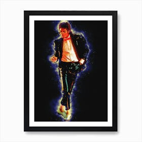 Spirit Of Michael Jackson Art Print