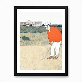 Golfer Art Print