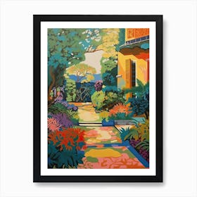 The Garden Of Morning Calm, South Korea, Painting 1 Art Print