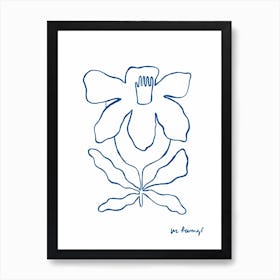 Flower Hand 1 Art Print