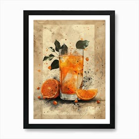 Orange Cocktail 43 Art Print