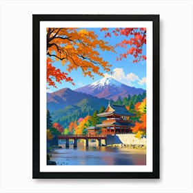 Autumn In Japan 1 Art Print