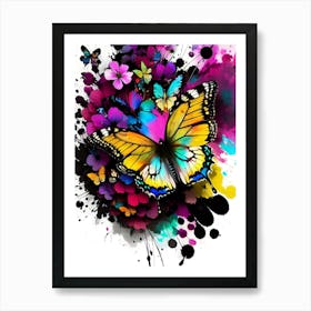 Colorful Butterfly 105 Art Print