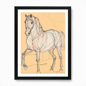 Horse Drawing 1 Art Print