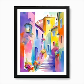 Colorful Street Painting 1 Art Print