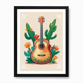 Mexican Guitar 1 Art Print