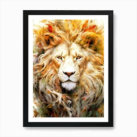 Lion Painting animal Art Print