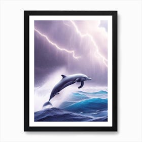 Dolphin In The Storm Póster