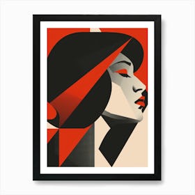 Woman'S Head 31 Art Print