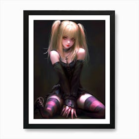 Misa Amane Death Note Art Print