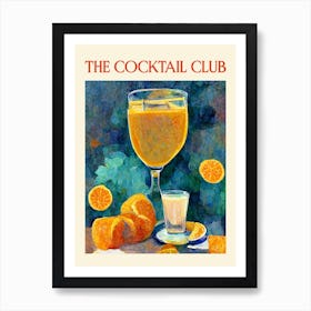 The Cocktail Club 1 Art Print