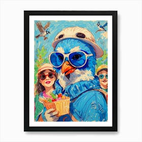 Blue Jay 6 Art Print