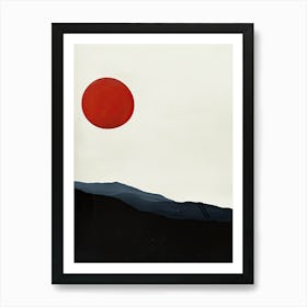 'Sunrise', Minimalism Art Print