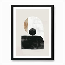 Canvas Of Calm Minimalist Style Art Print