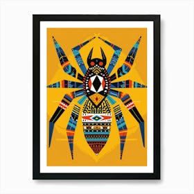 Aztec Spider 1 Art Print