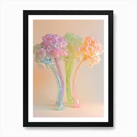 Dreamy Inflatable Flowers Queen Annes Lace Art Print