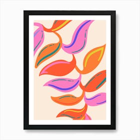 Abstract Leaves 1 Art Print