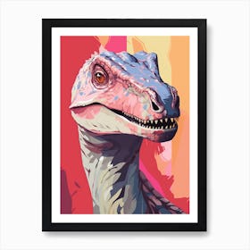 Colourful Dinosaur Rhamphorhynchus 3 Art Print