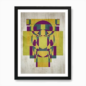 Abstract Geometric Pattern Art Print