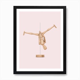 Pole Dance Mannequin Art Print