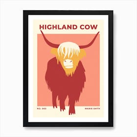 Highland Cow 1 Art Print