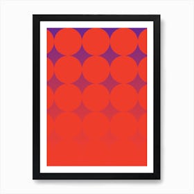 Circling Red Art Print