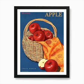 Delicious Apple 1 Art Print