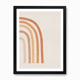 Bohemian Minimal Rainbow Art Print