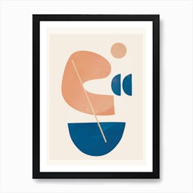 Set Line Flow 3 Art Print