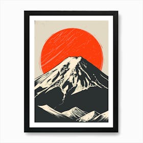 Mt Fuji Art Print