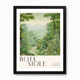 Botanique Fantasy Gardens Of The World 67 Art Print