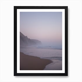 Misty Beach Art Print