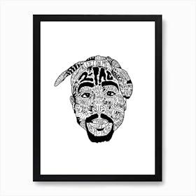 Tupac Art Print