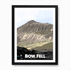 Bowfell, Mountain, UK, Nature, Lake District, Climbing, Wall Print, Art Print