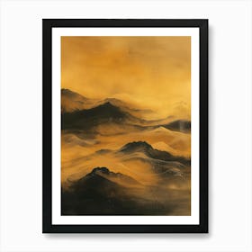 Desert Landscape 10 Art Print