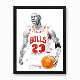 Michael Jordan Chicago Bulls Art Print