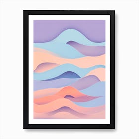 Abstract Watercolor VECTOR ART Art Print